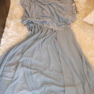 Gorgeous Teal blue Cachet Dress size 24 wore once bought David's Bridal